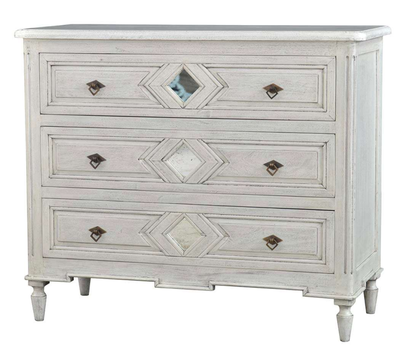 Robertson 3 Drawer Dresser With Mirrors Ofw Regency Interiors