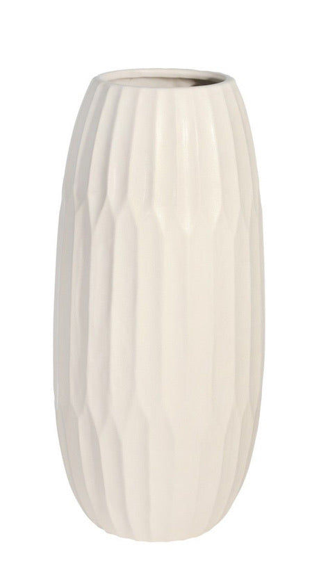 White Ceramic Vase Large