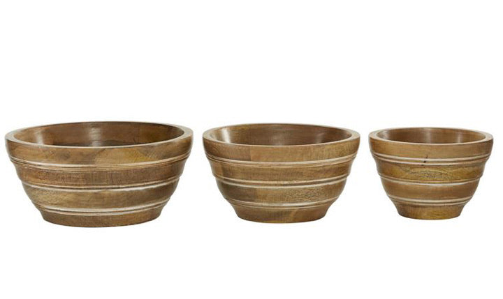 Wood bowl 12”