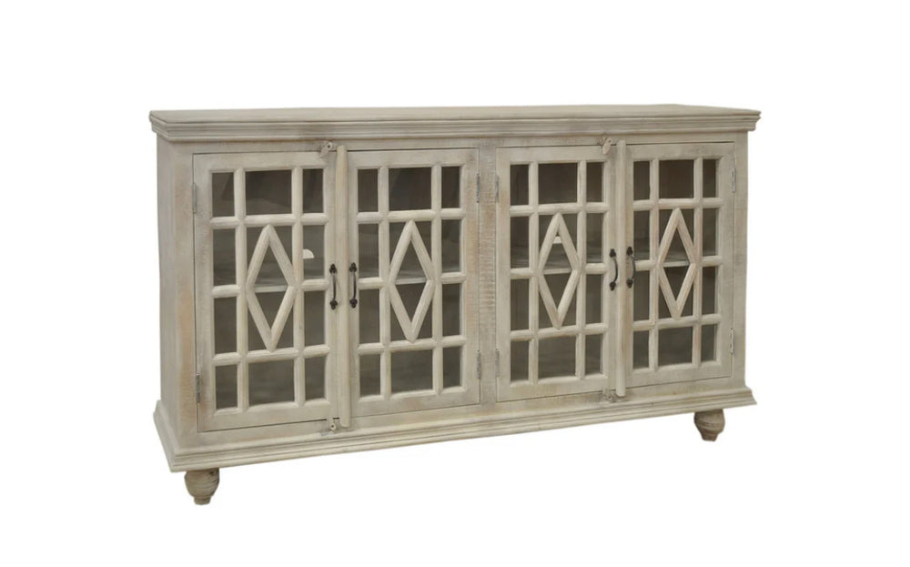 Southbrook White Wash Wood Sideboard