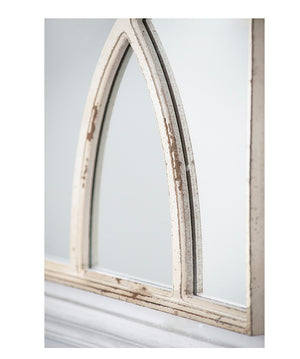 
                  
                    Antique White Wood Frame Mirror
                  
                