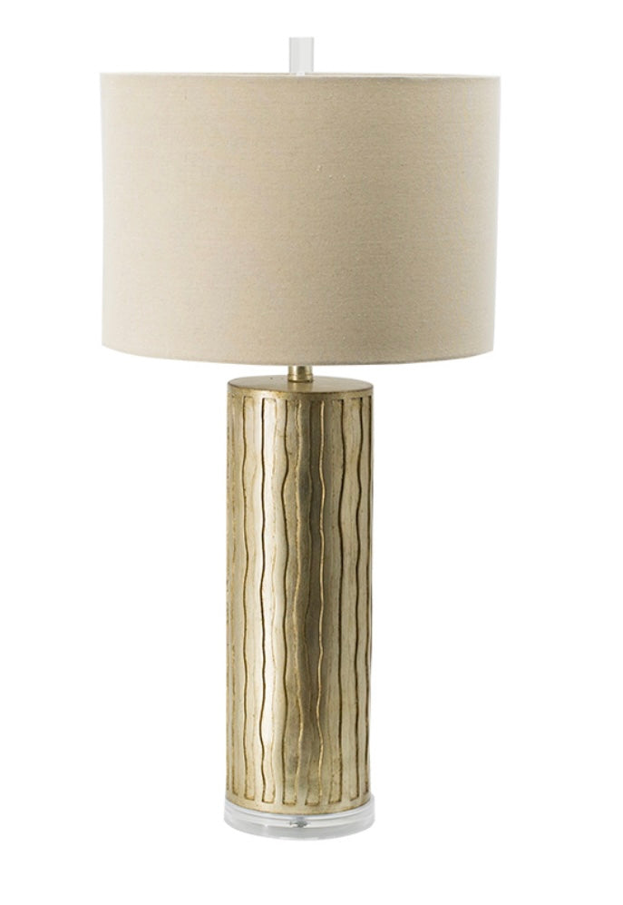 Gold Cylinder Lamp