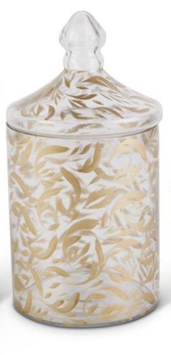 Gold Leaf Pattern Container 10