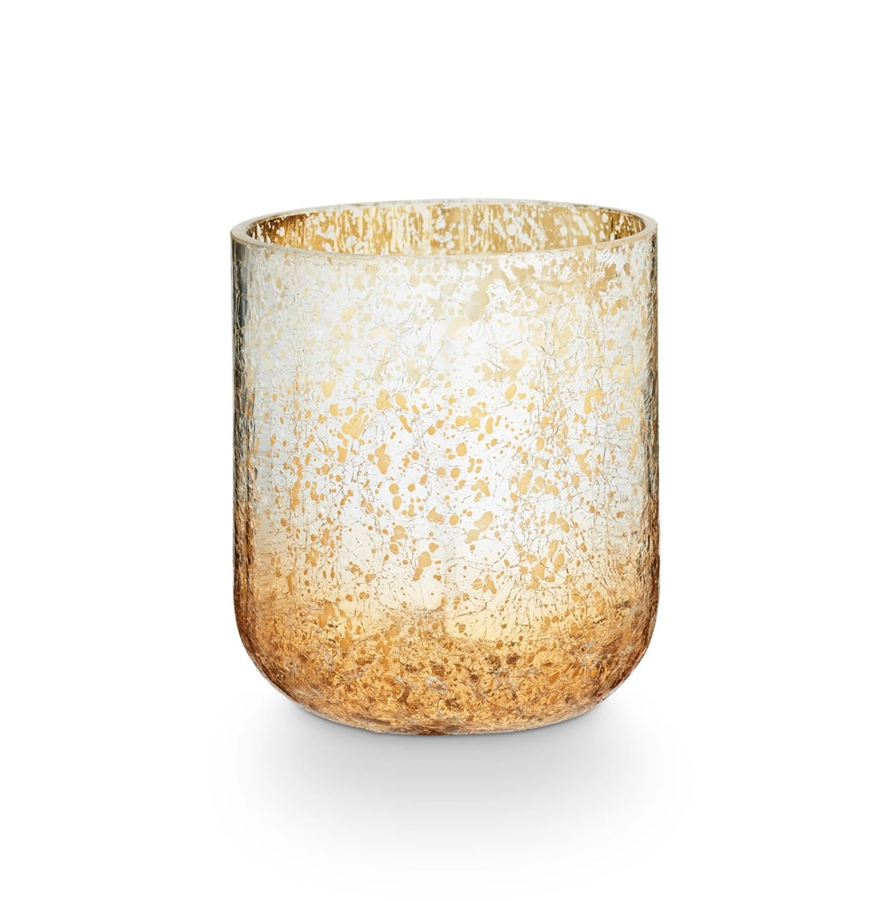 Illume Balsam & Cedar Small Crackle Glass Candle