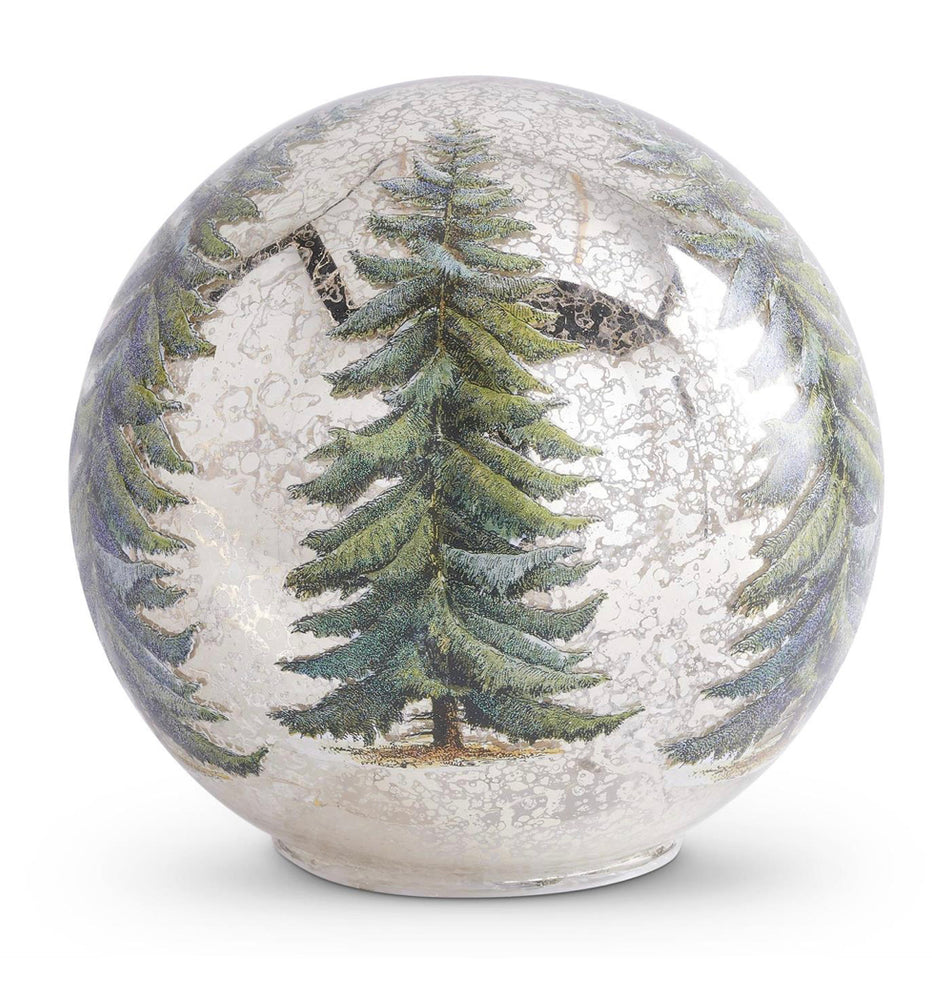 Globe With Pine Tree, Medium