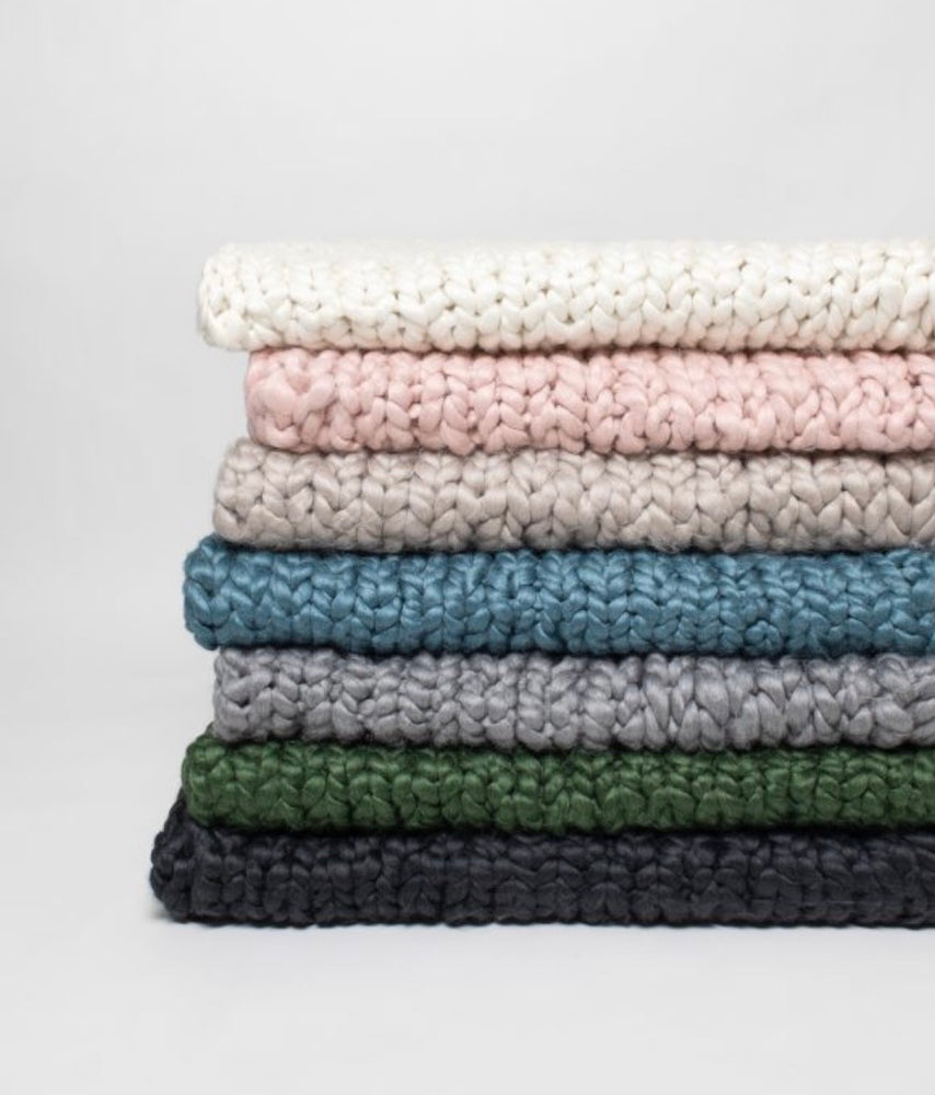
                  
                    Hannah Chunky Knit, Platinum Grey, Dutch Euro
                  
                